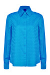 Camicia in jacquard geometrico - 1