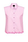 Camicia smanicata in popeline - 1