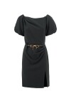 Sheath dress with belt - 1