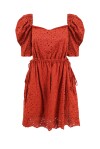 Dress in openwork macramé lace - 1