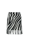 Mini skirt with fringes - 1