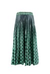 Full sequin pleated printed skirt - 2