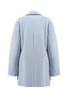 Oversize coat with bicolor pockets - 2