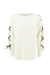 Bat sleeve sweater in wool and alpaca - 1