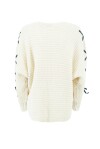 Bat sleeve sweater in wool and alpaca - 2
