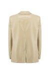 Blazer doppiopetto in ecopelle - 2