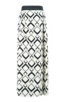 Long geometric pattern skirt - 2