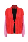 Multicolor cashmere and wool blend cardigan - 1