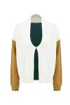 Multicolor cashmere and wool blend cardigan - 1