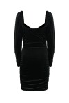 Short velvet effect dress - 2
