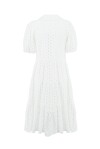 Openwork cotton shirt dress - 2