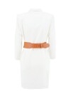 Wrap dress with belt - 2