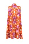 Sleeveless printed dress - 2