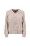 Pullover con trecce - 1