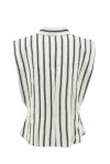 Striped armhole shirt - 2