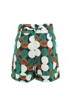 Macro polka dot cotton shorts - 2