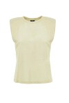 Top smanicato in maglia lurex - 1