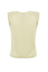 Top smanicato in maglia lurex - 2