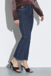 Jeans trombetta in denim stretch - 2