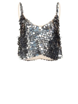 Top con maxi paillettes