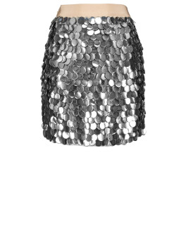 Mini skirt with maxi sequins