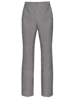 Pantaloni in vichy stretch pied de poule