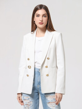 Blazer with jewel buttons - 3