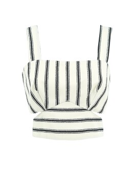 Striped crop top