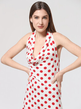 Vestito fantasia con schiena scoperta