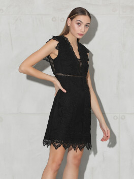 Macrame lace dress - 3