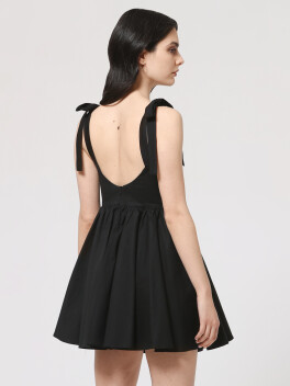 Bustier dress with circular skirt - 3