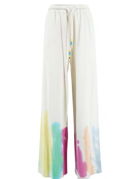Gipsy dress with multicolored embroidery