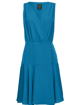 Mini dress with buttons