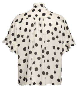 Polka dot print blouse - 3