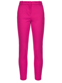 Pantaloni cigaret fit in punto stoffa