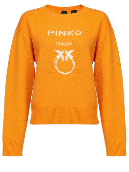 Monogram pullover by Pinko