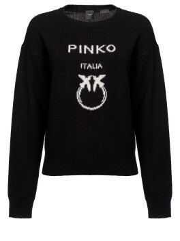 Monogram pullover by Pinko