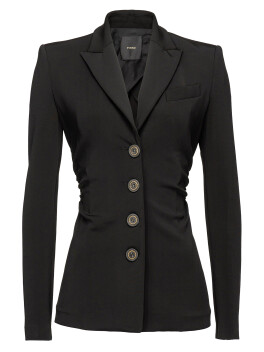 Slim blazer in technical fabric