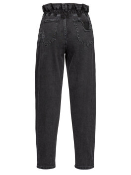 Jeans mom-fit denim nero - 3