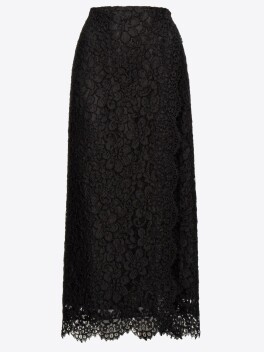 Lace long skirt