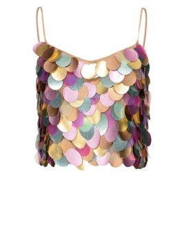 Macro paillettes top