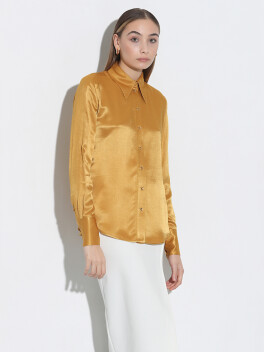 Fluid shirt in friossè satin - 3
