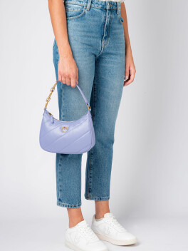 Mini Half Moon Bag quilted effect - 3