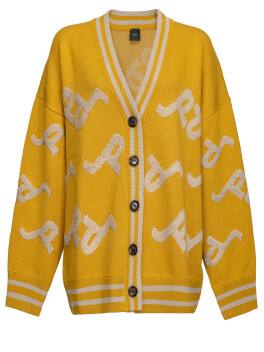 College cardigan in jacquard