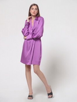 Short dress with jewel buttons - 3