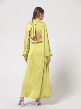 Long dress with open back - 3