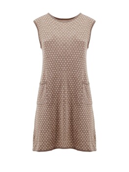 Vestito in lana merino con tasche