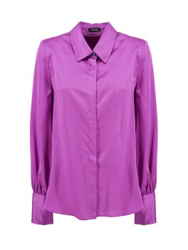 Camicia in raso con spalline