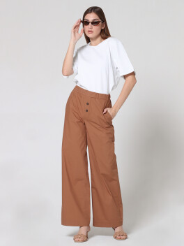 Wide fit pajama pants - 3
