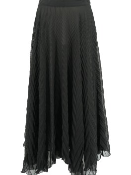 Long pleated skirt